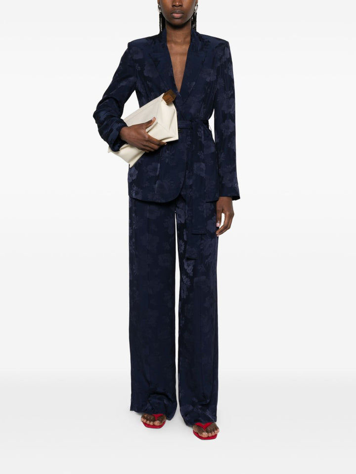 Forte Forte Trousers - Blu e verdi | 17768e29ebf6d630f95778788d579ce379f33bec