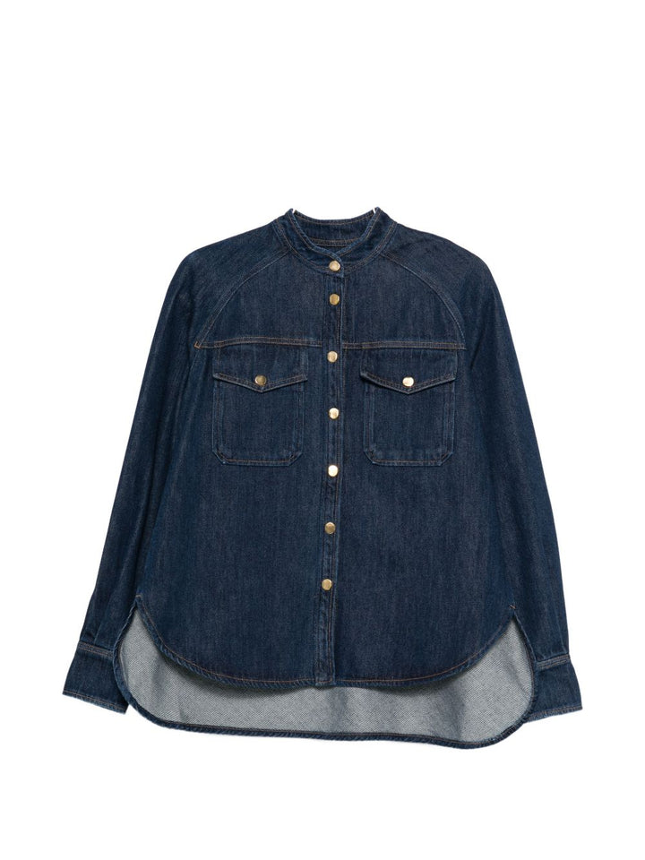 Forte Forte Shirts - Blu e verdi | 34a7b35367e3a03037acf745e7a9aa7a5cdce7d8
