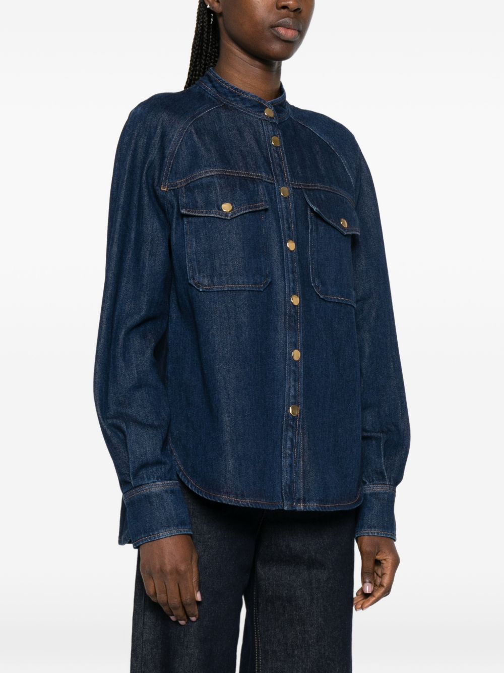 Forte Forte Shirts - Blu e verdi | 03d89369849a7aaebf57338ba2a5058715147bf7