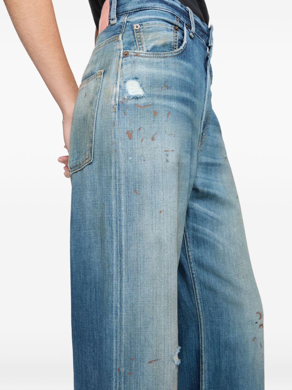 Acne Studios Jeans - Blue and green | 9826775dbf63d3f38295946bcc6f1fc0e9f89ec5
