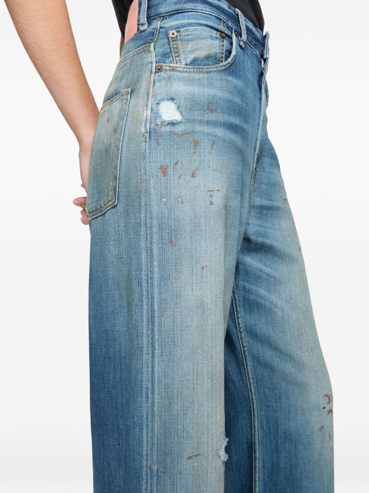 Acne Studios Jeans - Blue and green | 9826775dbf63d3f38295946bcc6f1fc0e9f89ec5