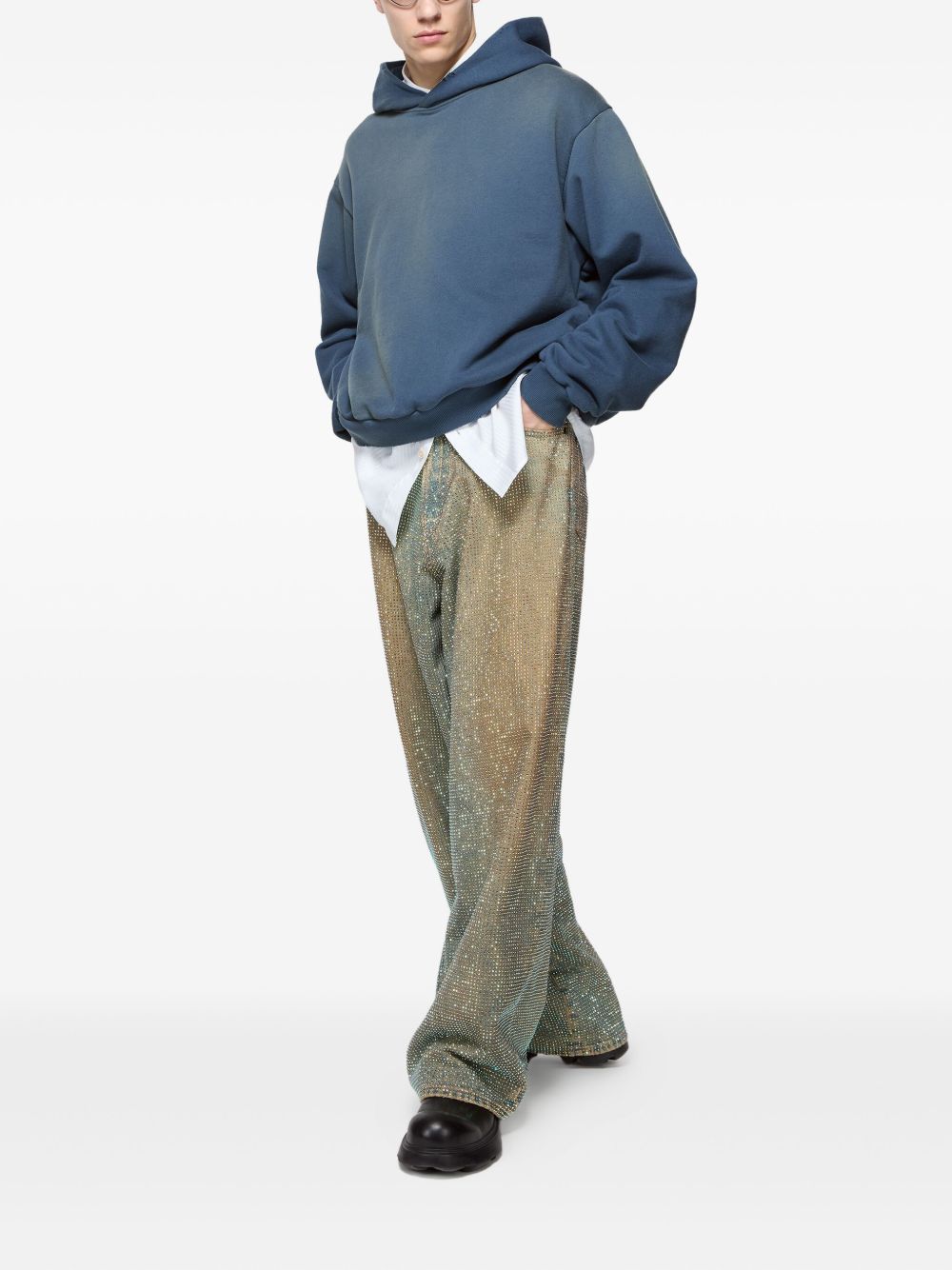 Acne Studios Sweaters - Blue and green | de6b3799fd3efaafdf12892d6d0354fe3f76372d