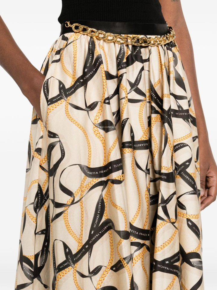 Elisabetta Franchi Skirts - Light and natural | 46c9557ef2f9027da9eec87df5665dda1583ccb1