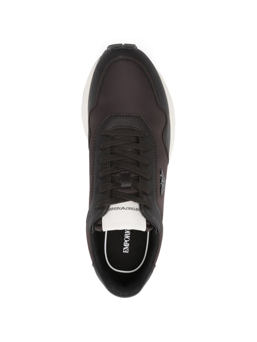 Emporio Armani Sneakers - BROWN | 80dd28d5cfcdf545f7125de27d60b7ff615ed3a2