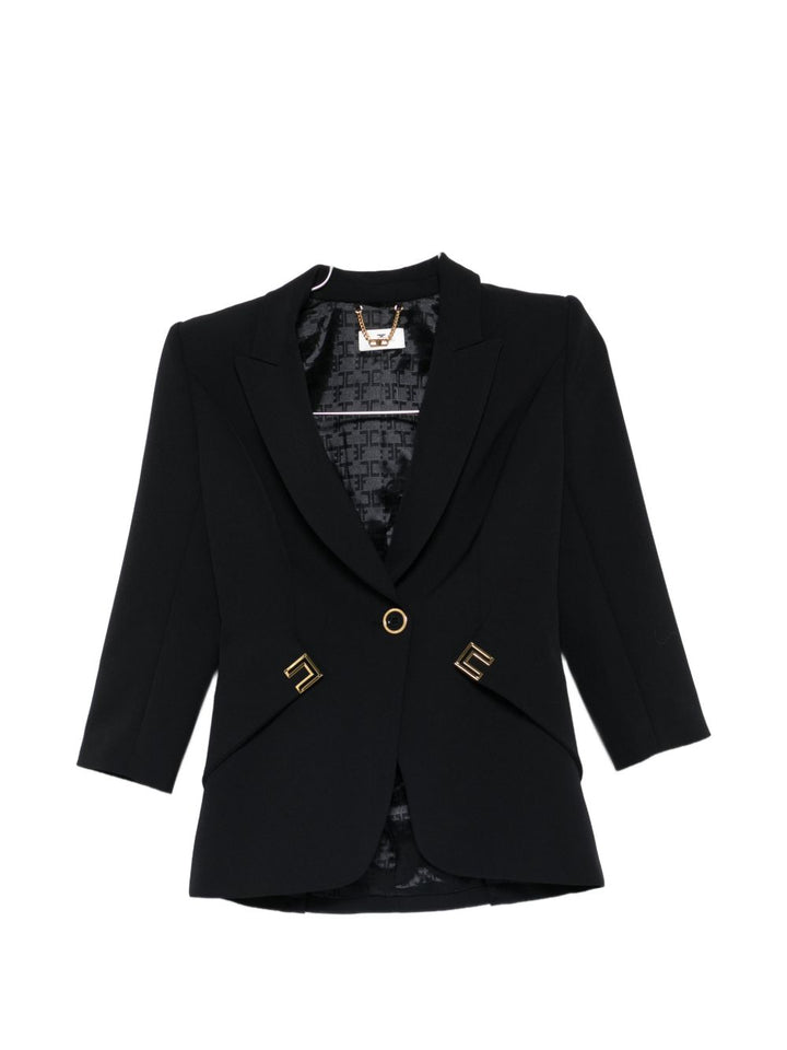 Elisabetta Franchi Jackets - Blacks and greys | 645cd177e055fc33619b3727c65b41330cef9e84
