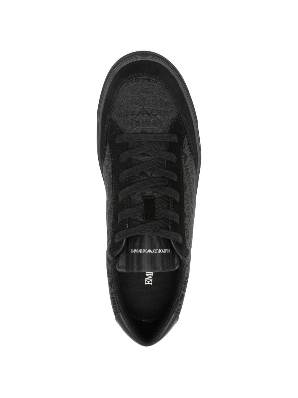 Emporio Armani Sneakers - BLACK | 53bd7f446fff6a5c895eeca1d102e110ac19c074