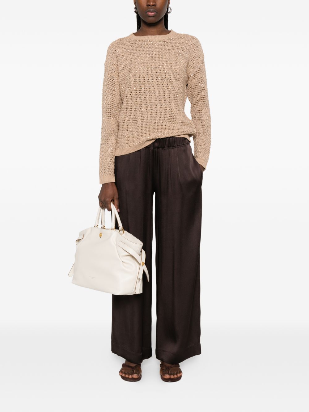Fabiana Filippi Sweaters - Chiari e Naturali | 61c87ad71d0608305c3907a859dbc98dbed6d87c