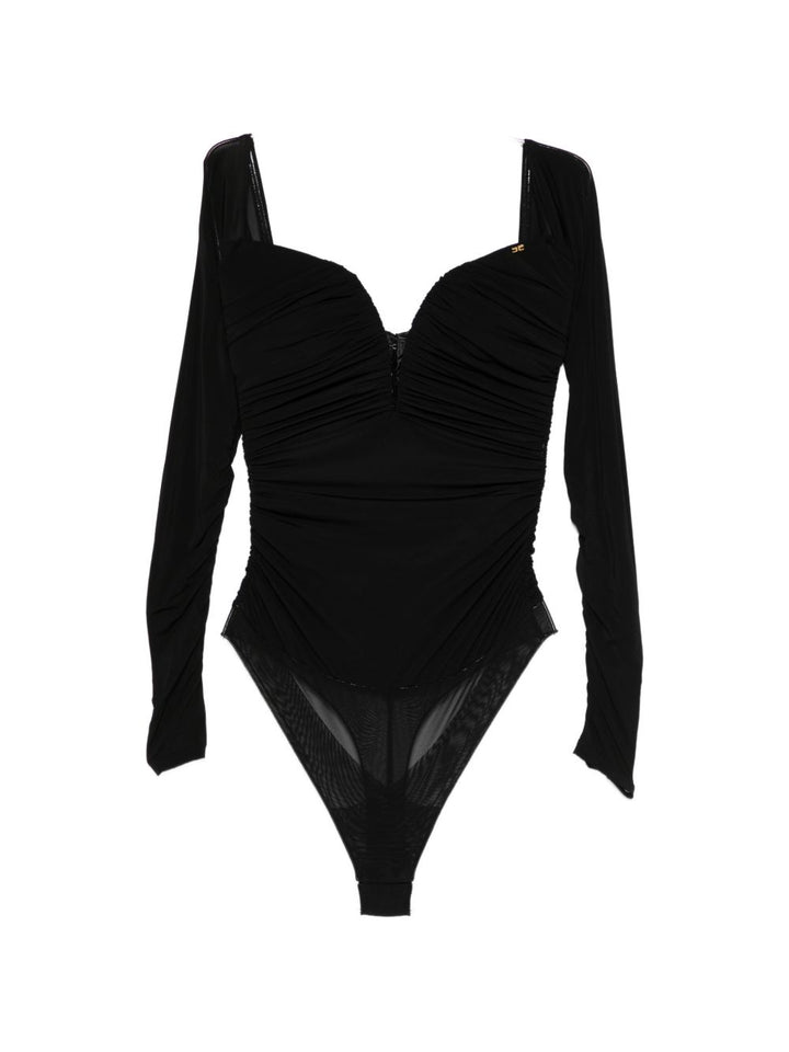 Elisabetta Franchi Top - Blacks and greys | 4d3c222a4de64e8705f0e0fc251dd5dd122ce118