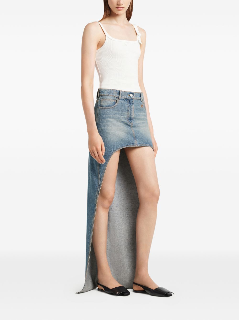 Courreges Pre Skirts - Blu e verdi | d99db23e4025709b193dfd16e2063b8c2da55dc7