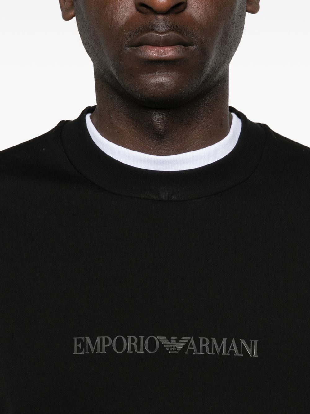 Emporio Armani Sweaters - BLACK | cb8319a83d33e62a74cd1e1945e3ba171e246de4