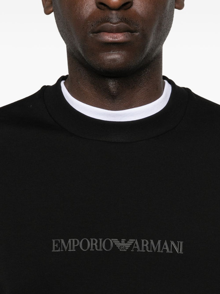 Emporio Armani Sweaters - BLACK | cb8319a83d33e62a74cd1e1945e3ba171e246de4
