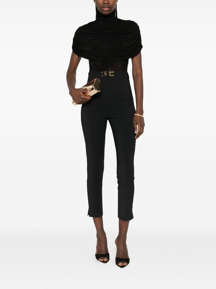 Elisabetta Franchi Trousers - Blacks and greys | 276189aa007cee1c244f0cb7e7bb2d84c87926b6