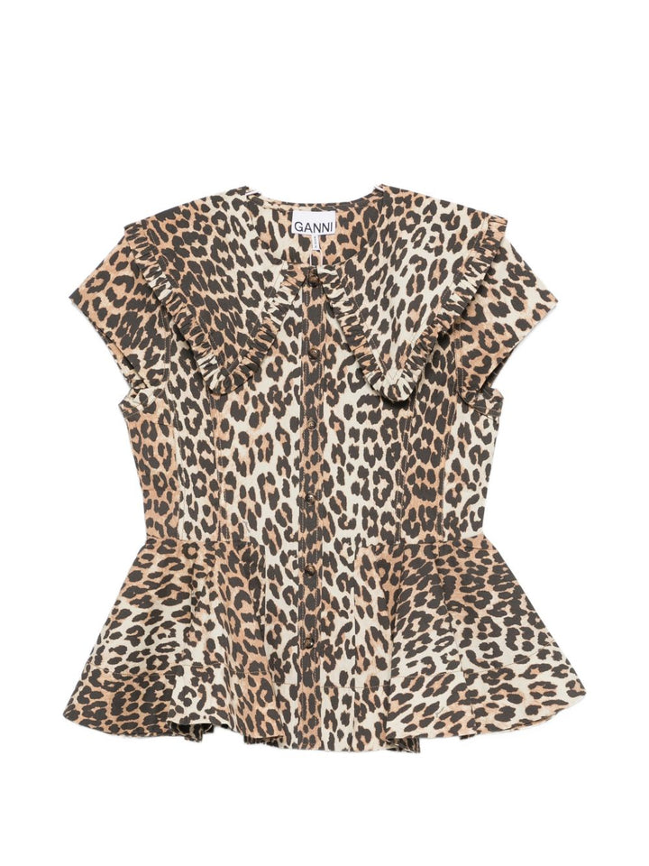 Ganni Shirts - ANIMALIER | 52b31b67652c2966538e717363cdc96b4ab36de2