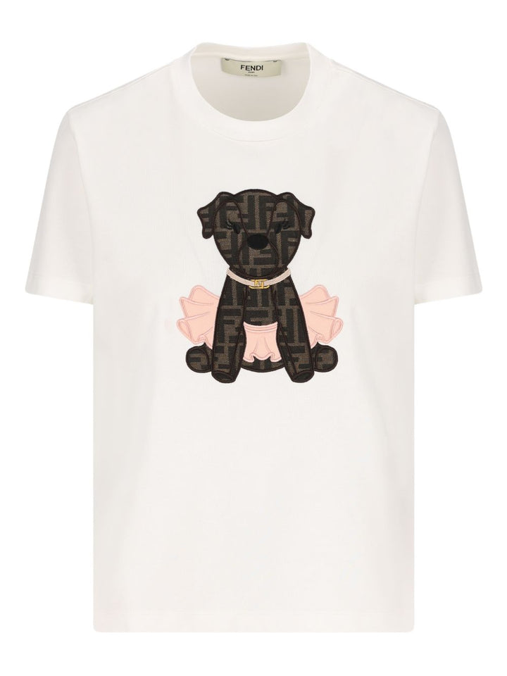 Fendi T-shirts and Polos - Chiari e Naturali | 42c68d7be4c5107fb30b5c5d82a227080fc256d7