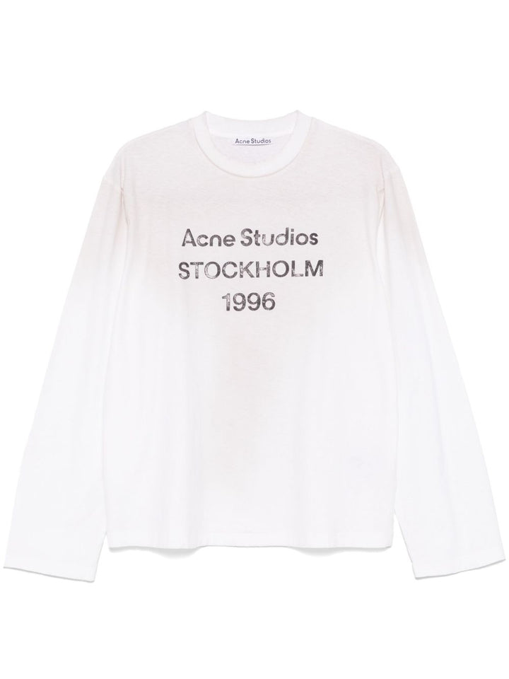 Acne Studios T-shirts and Polos - WHITE | edca661c5270585edde5a1583fc72b8778b0df03