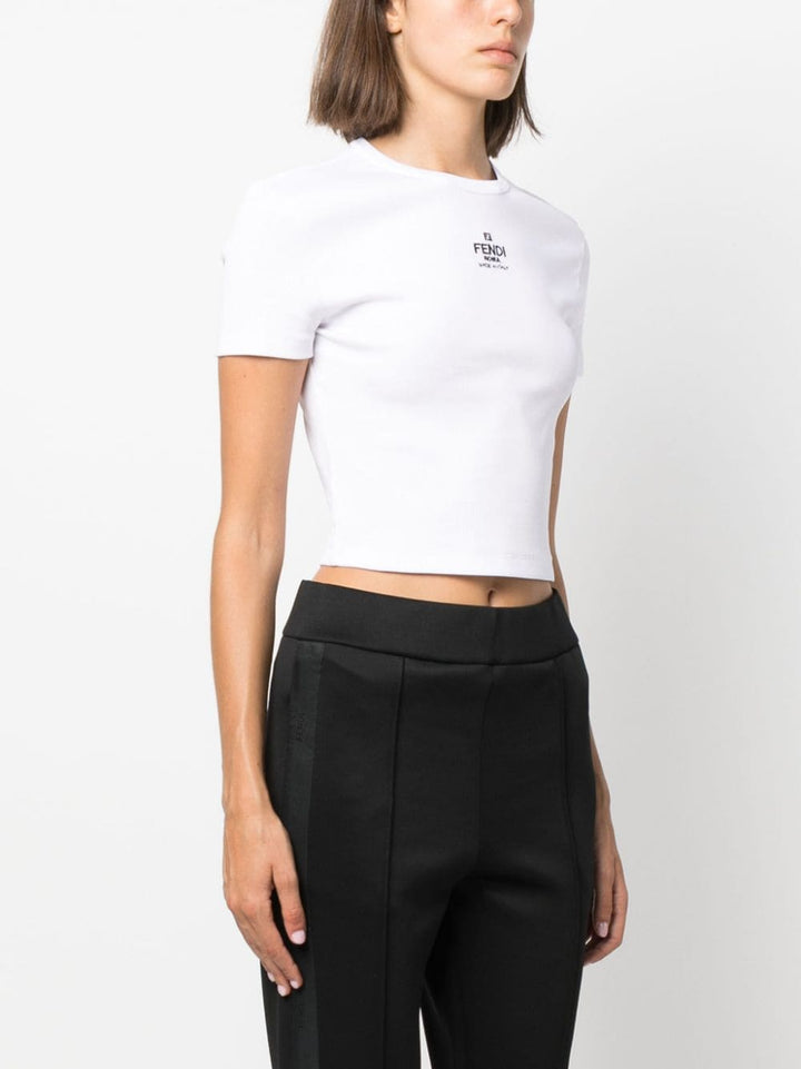 Fendi T-shirts and Polos - WHITE | be12d04cb89cd38d41df70938775dcdc3a31f243