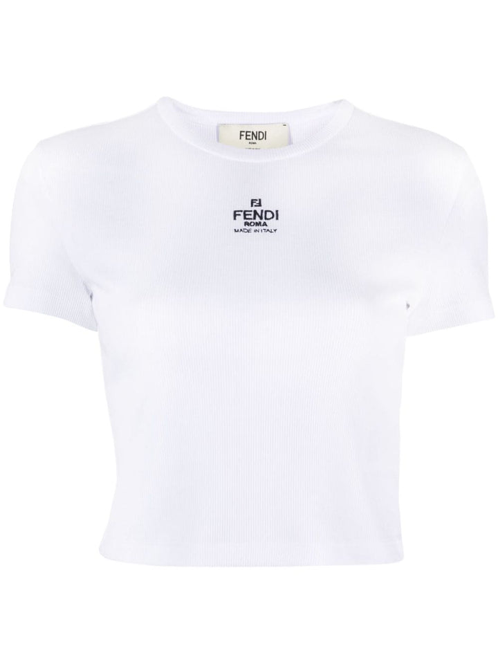 Fendi T-shirts and Polos - WHITE | e39718b26efebbd37d289fcfbaa5b250dda4783d
