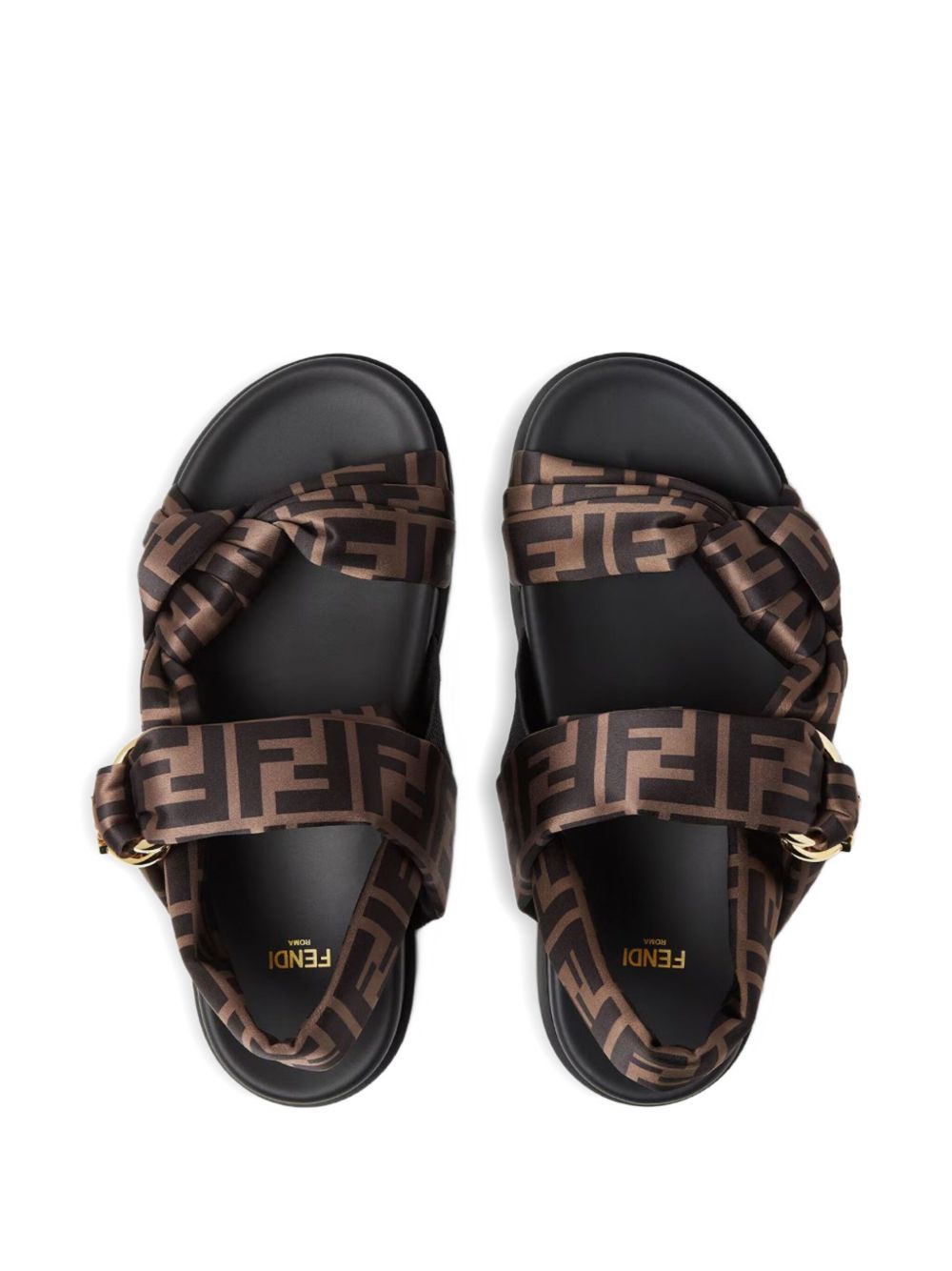 Fendi Sandals - Marrone | 2a904a1d2d3263daaaac27d000d01bc27f6d09a0