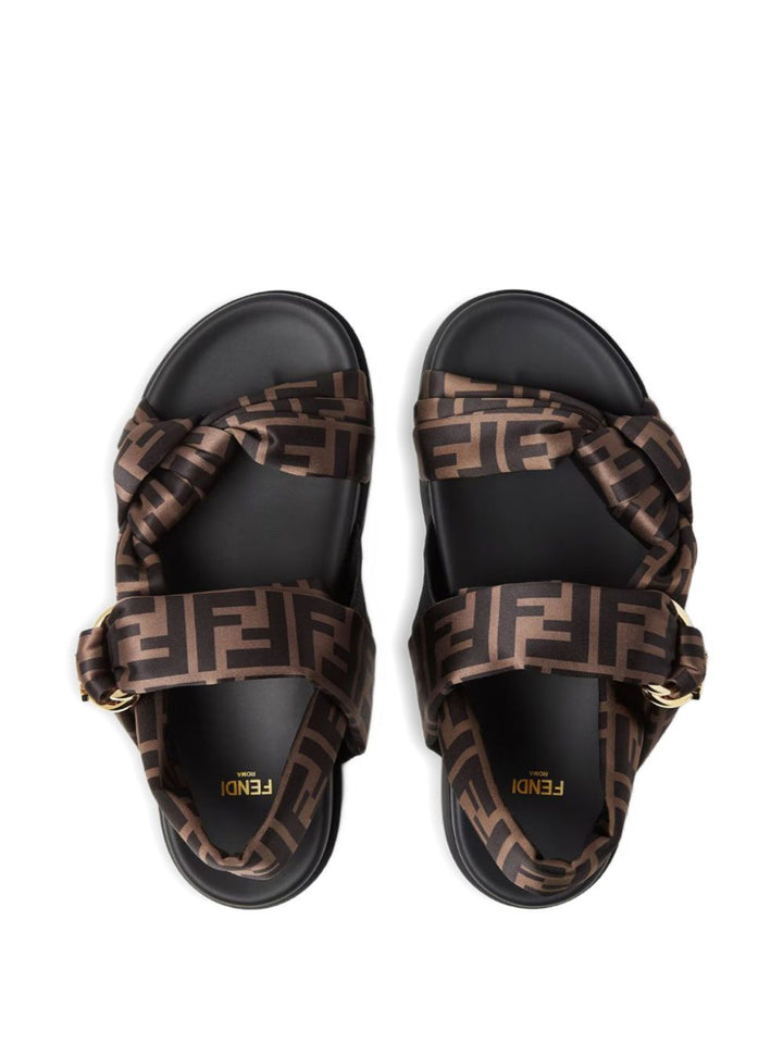 Fendi Sandals - Marrone | 2a904a1d2d3263daaaac27d000d01bc27f6d09a0
