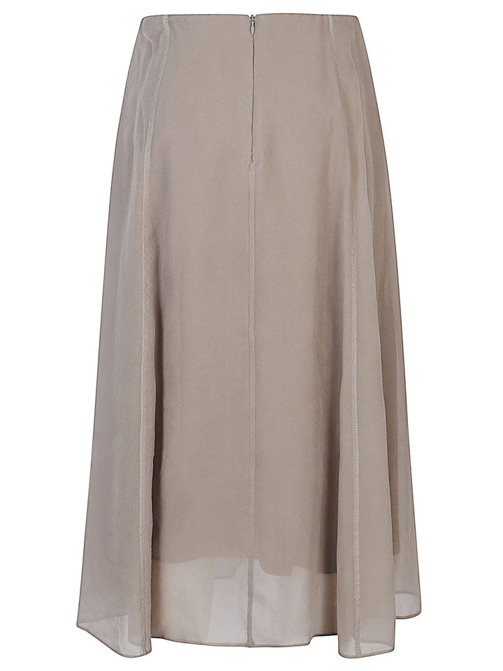 Brunello Cucinelli Skirts - Marrone | 062d4ae5c3ee3d37f575f6356a030d873c1b2e1d