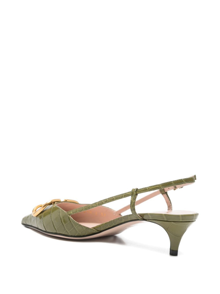 Valentino Garavani With Heel - GREEN | 326cbf4f05bb4321987322f28d0f2494a403d35c