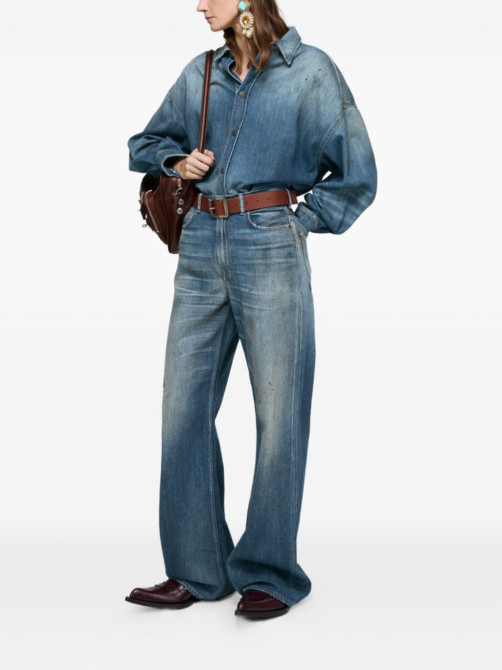 Acne Studios Shirts - Blue and green | 0ea09d5d44464a90350473a5cf2dc668c9a18f77