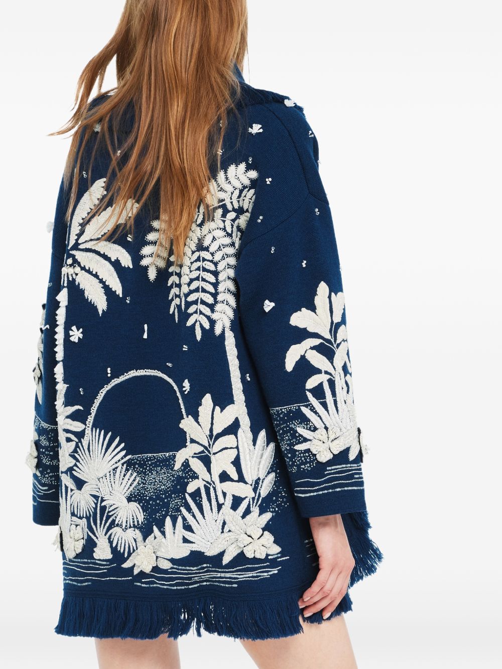 Alanui Sweaters - Blue and green | 0515250159ed2bed8ce47995bfcc0b915e7e87b1