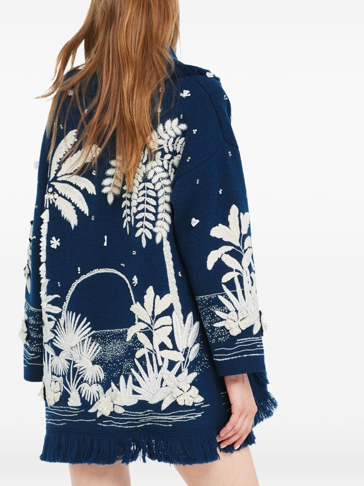 Alanui Sweaters - Blue and green | 0515250159ed2bed8ce47995bfcc0b915e7e87b1