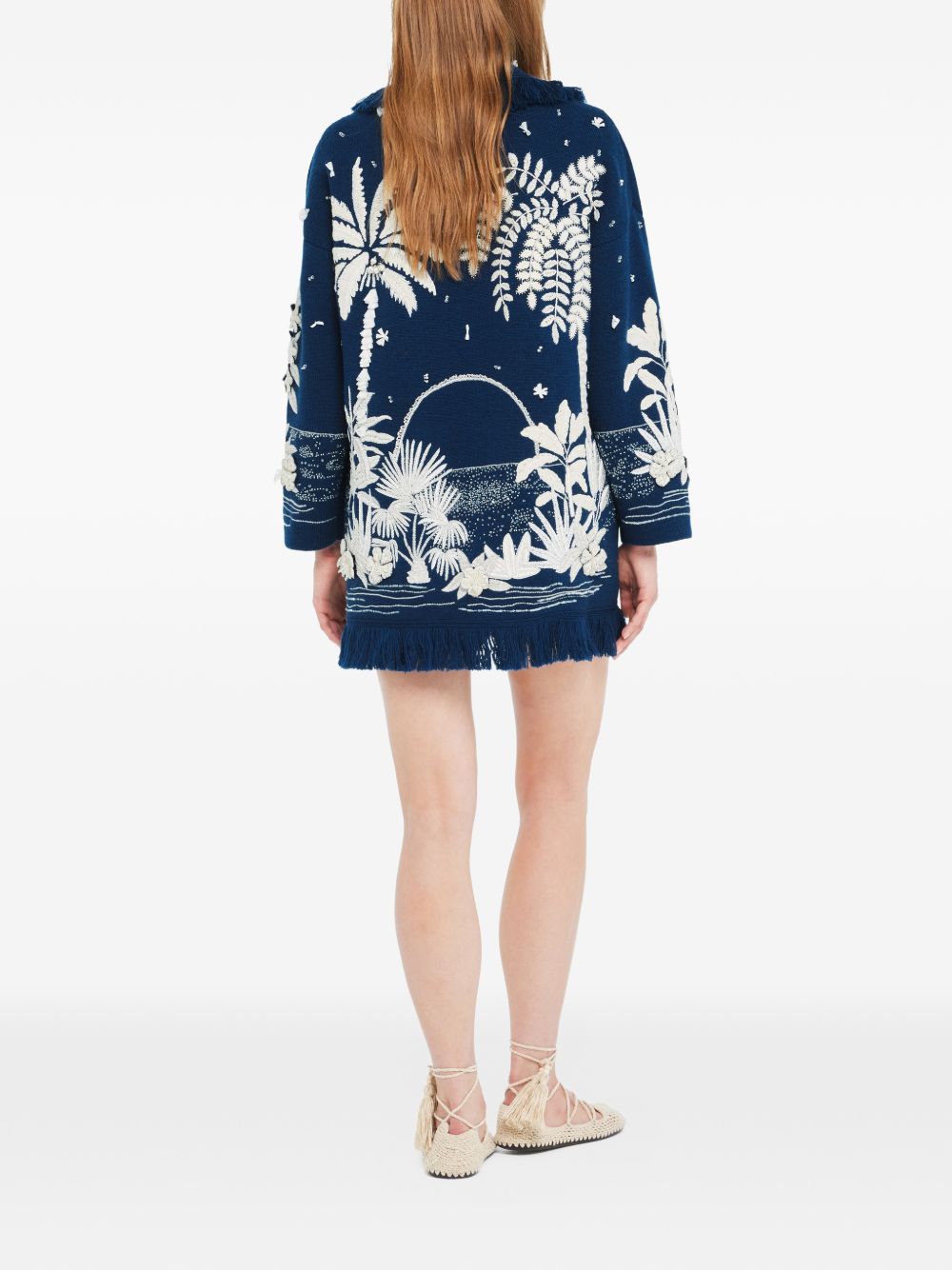 Alanui Sweaters - Blue and green | 5794811b3d56381619b54ebb89c1ccd182efed30