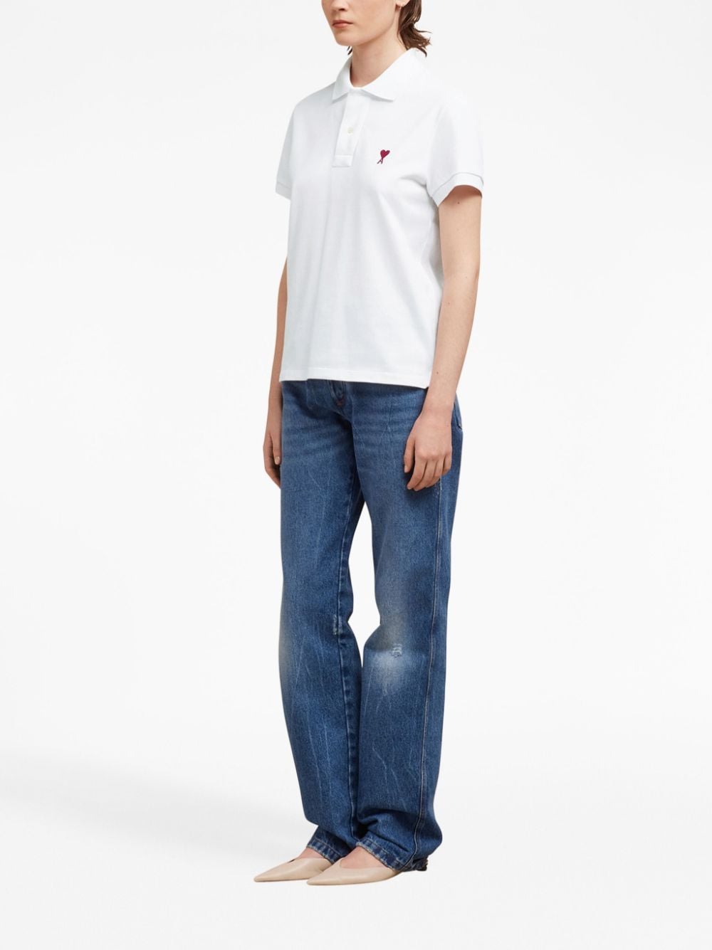 Ami Paris T-shirts and Polos - WHITE | 94562b18e61e9fd7007dbf78572cc5e2be468066