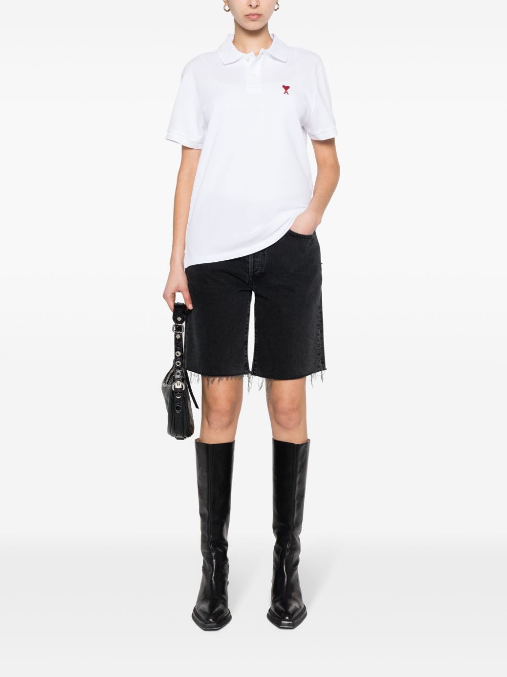 Ami Paris T-shirts and Polos - WHITE | 180fe4447f5b4ffedbd625d35fb5edfed256cabb