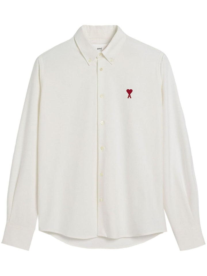Ami Paris Shirts - WHITE | 8b62ce165bdad7edeb1af86ae123de0631b24b54