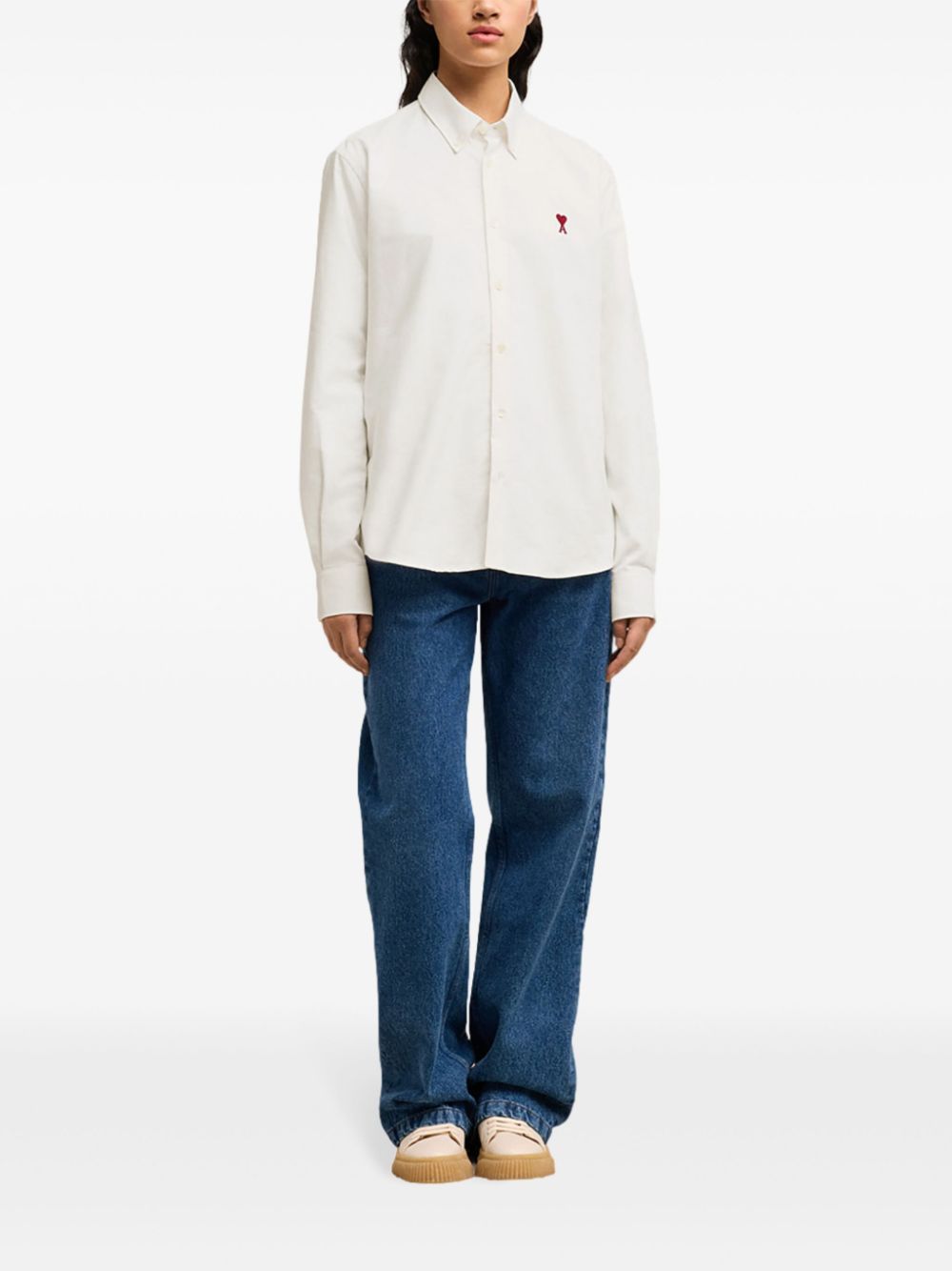 Ami Paris Shirts - WHITE | 50384855c20cd90278773cafa35b1102b4ebcc14