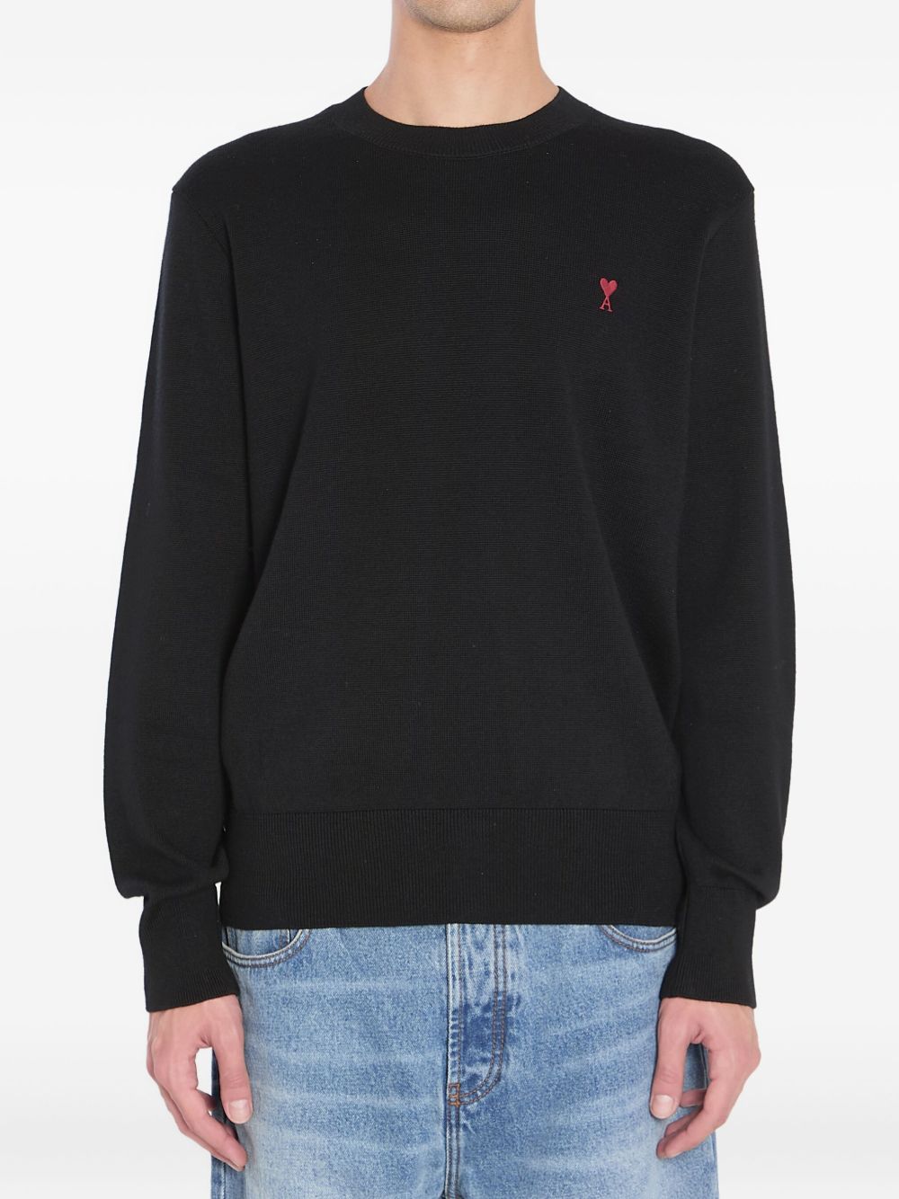 Ami Paris Sweaters - BLACK | 6aa21304e8a42b27b3e54e311f2791389f3056aa