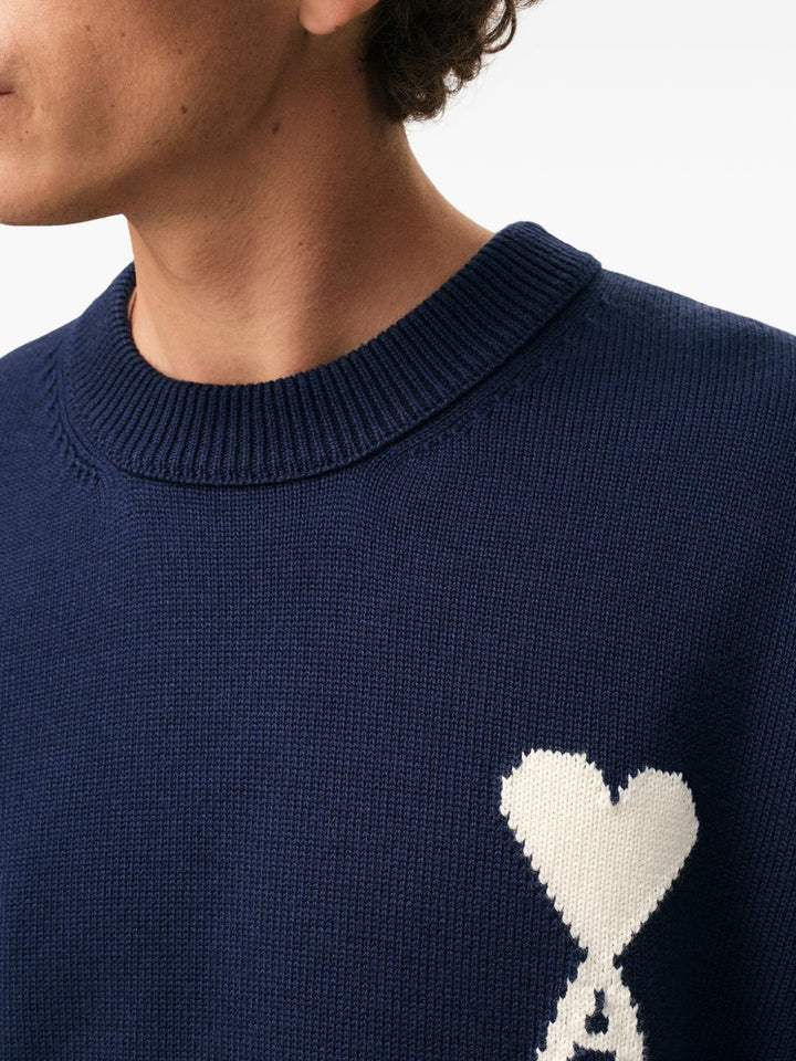 Ami Paris Sweaters - Blue and green | 7b138c207829d2e0a74a8969148611caaaa8aeb4