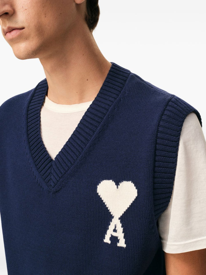Ami Paris Sweaters - Blue and green | a52ef5fcdb4ddff1b787533845efb4aa3f36a6a0