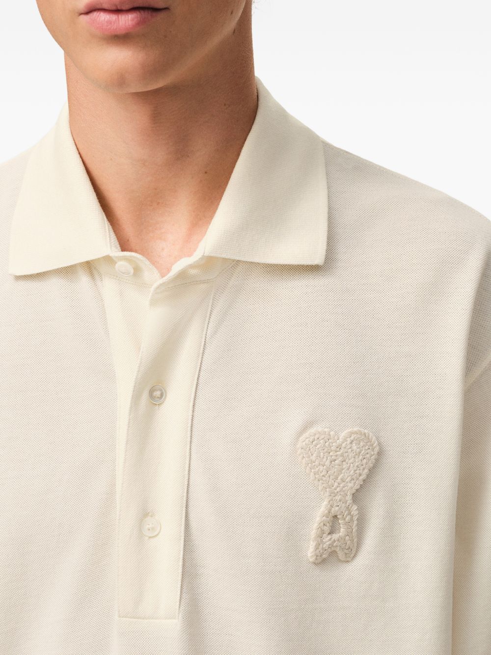 Ami Paris T-shirts and Polos - BEIGE | e416cca60eea846de9eb285823dfd04ba4a07b32