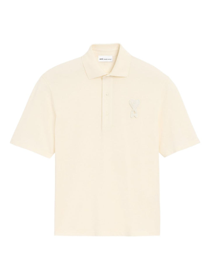 Ami Paris T-shirts and Polos - BEIGE | ea3d1bc70444eb325f4449ad2466972e631aa19b