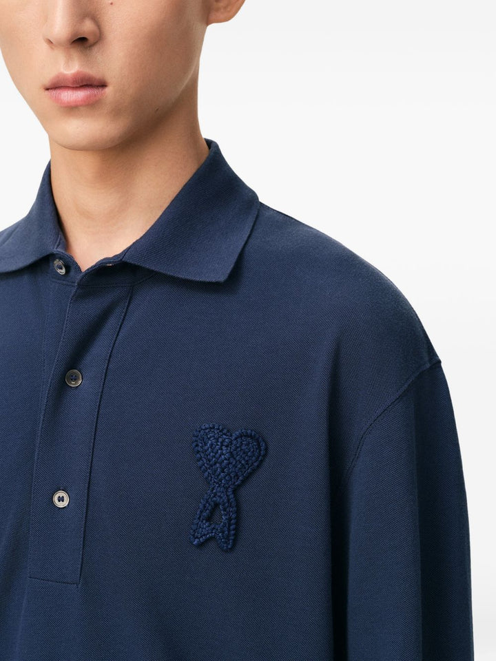 Ami Paris T-shirts and Polos - BLUE | f54438fb1bc671a166e09b0f78bbf3d6edce2a0f