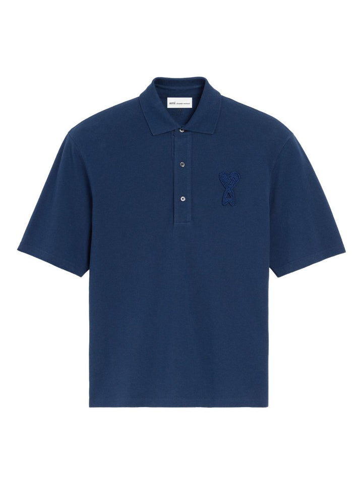 Ami Paris T-shirts and Polos - BLUE | d17385cb8a4c989a70757e80a0643ad1c21b2e14