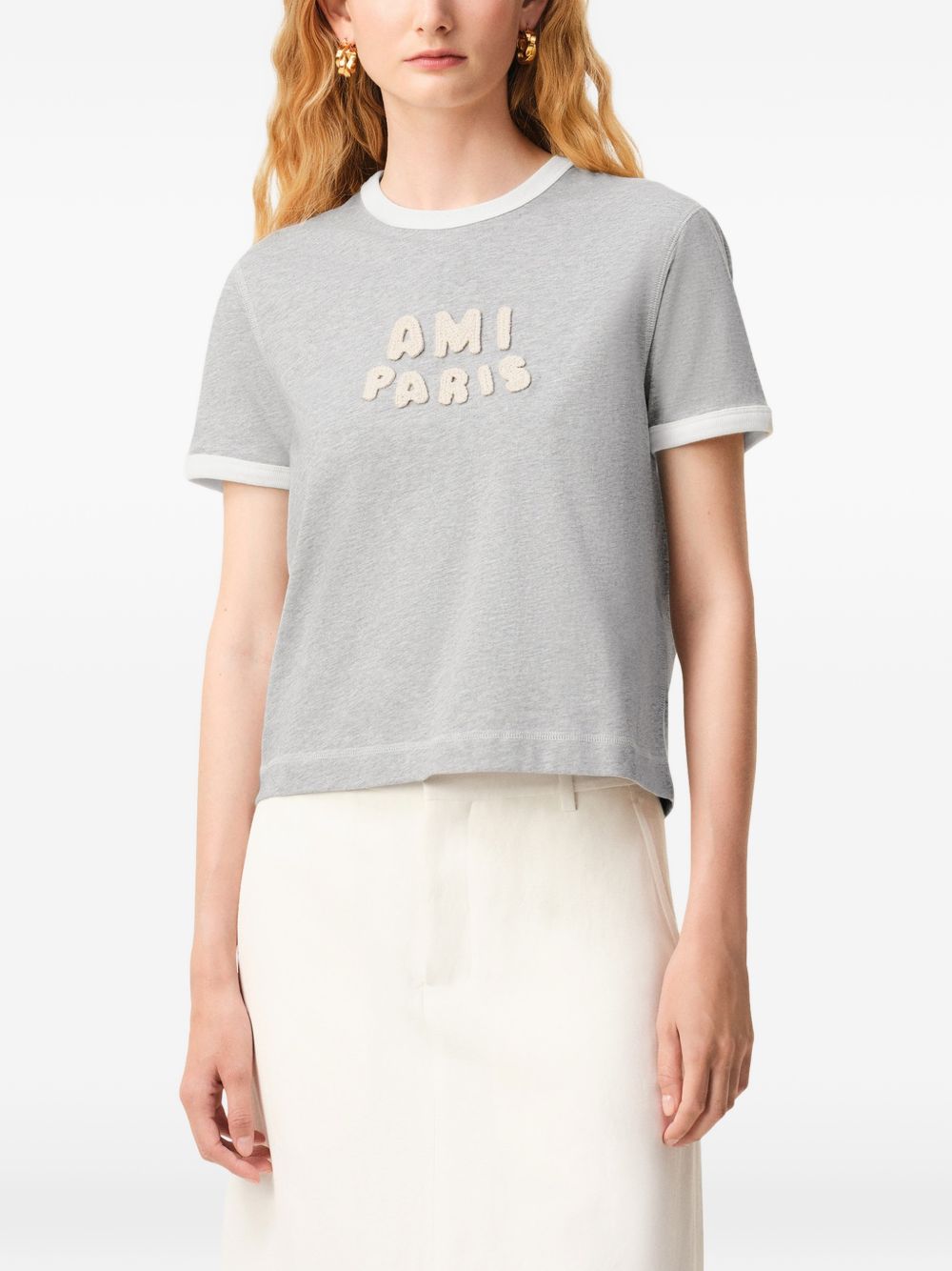 Ami Paris T-shirts and Polos - Blacks and greys | 185c55c47fcda54ba560f604d4b84008f86bcac7