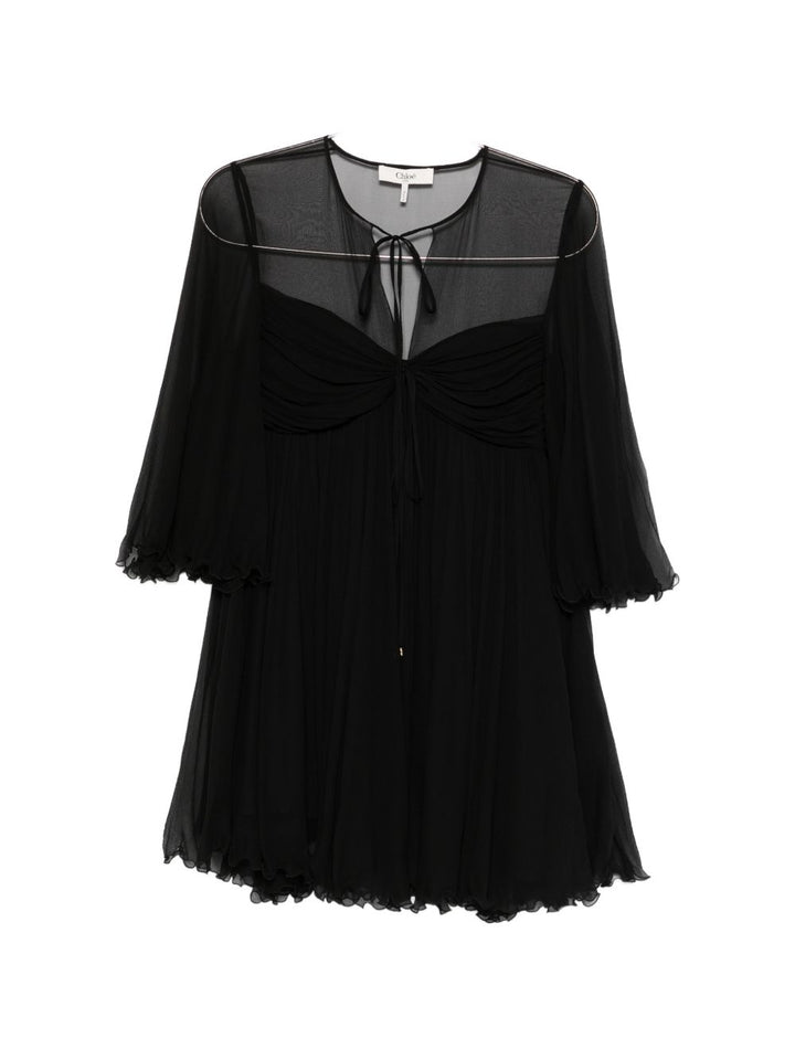 Chloè Dresses - BLACK | 782f27b552da7e1b17f19054c37e1d8cf68d92e9