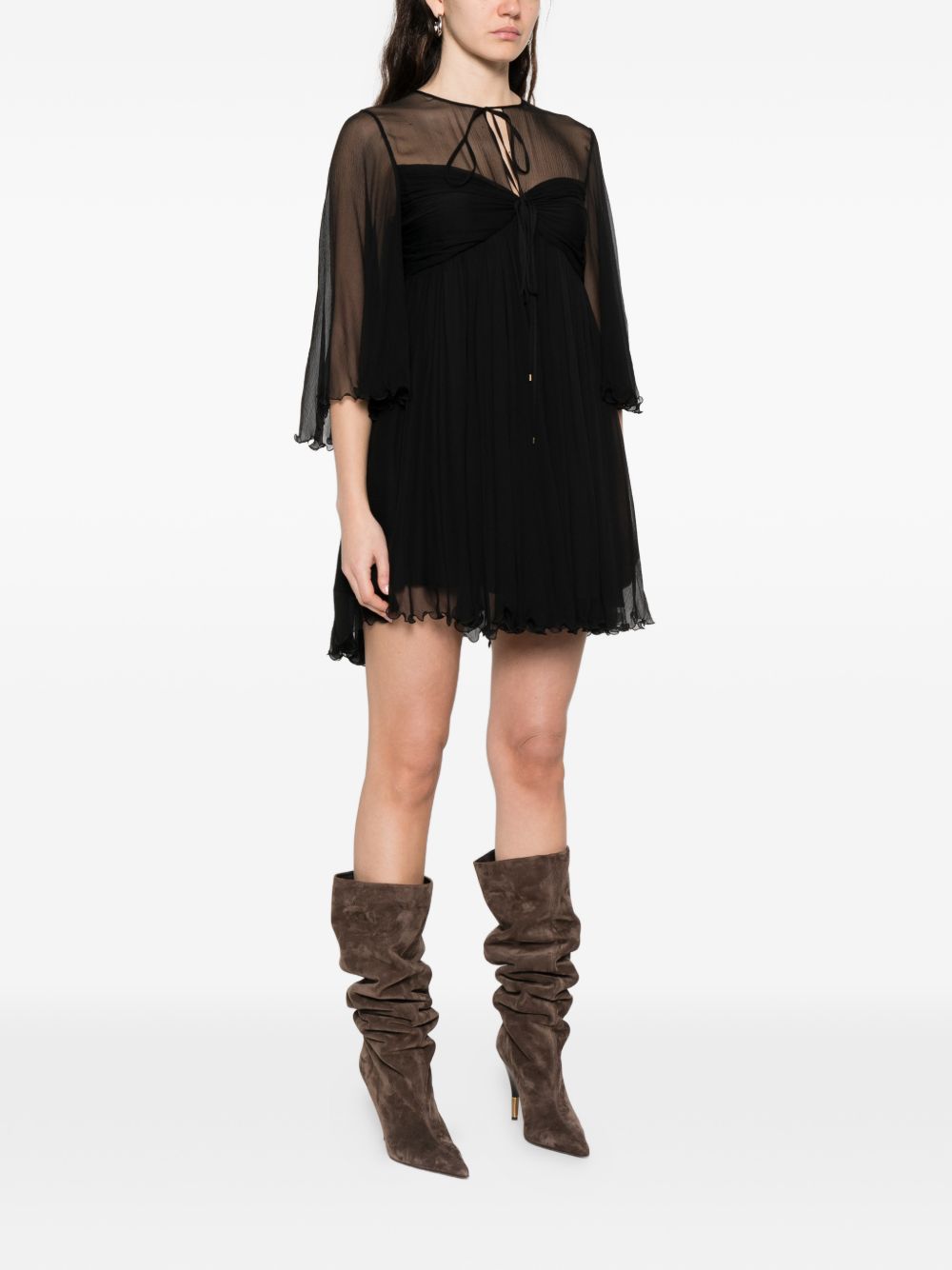 Chloè Dresses - BLACK | c64b5d5e633ab44d9f8de22993c64ae16ba3dc0d
