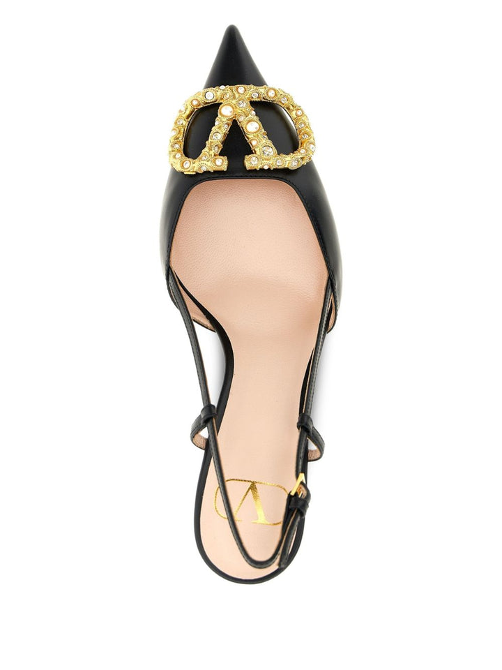 Valentino Garavani With Heel - BLACK | f645e0109eb0d41fcb6ab65ba95c00d541008bc4