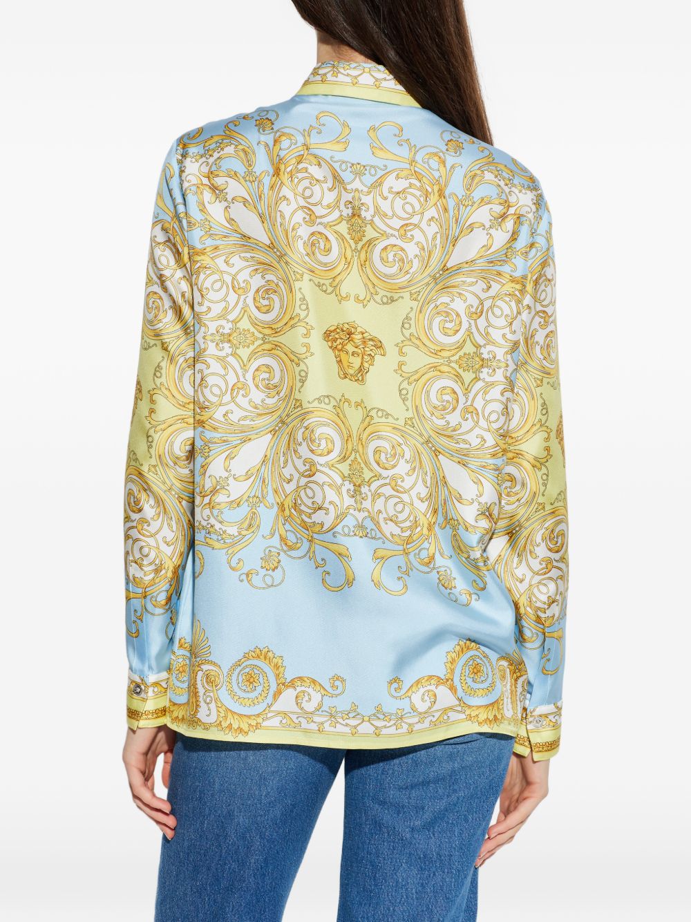 Versace Shirts - Blue and green | 83dd857acd7e111d238d10d13907a39b02e2162d