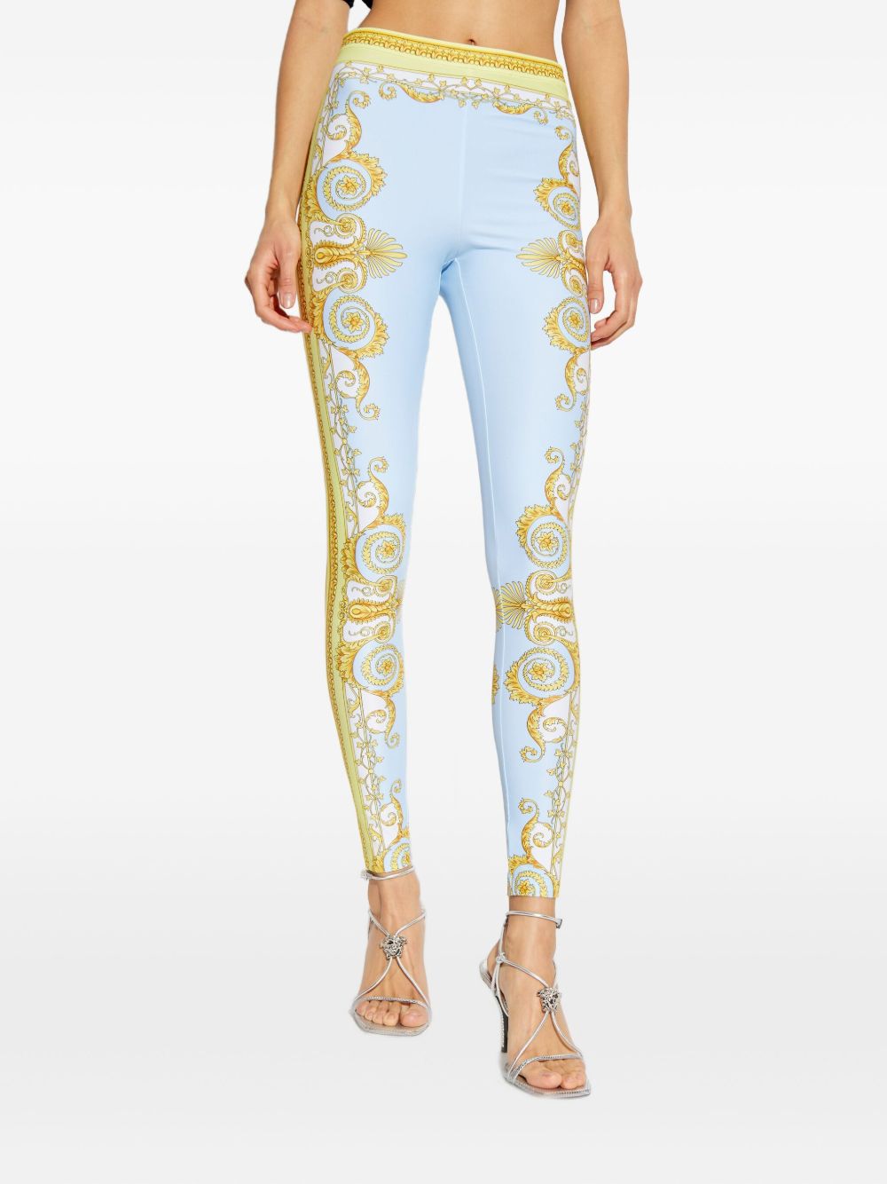 Versace Trousers - Blue and green | 6b729a6cfee5e8da3d13cefc9abb8d3d19c78e98