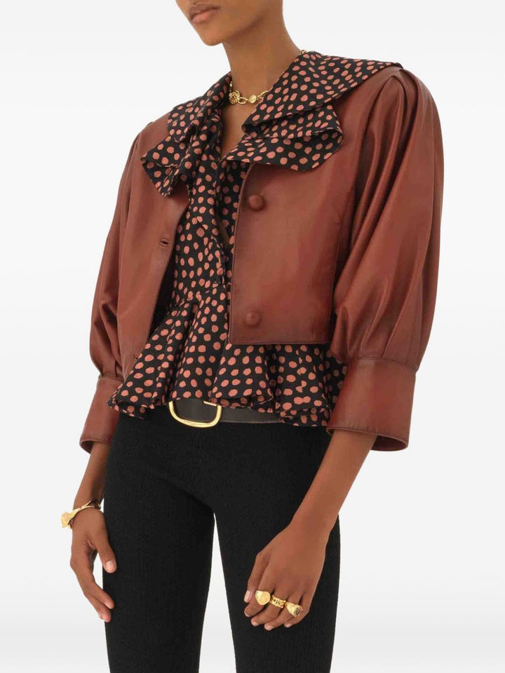 Chloè Jackets - Marrone | 46664acb2d50e47e29886f5df8a2490f364bad6e