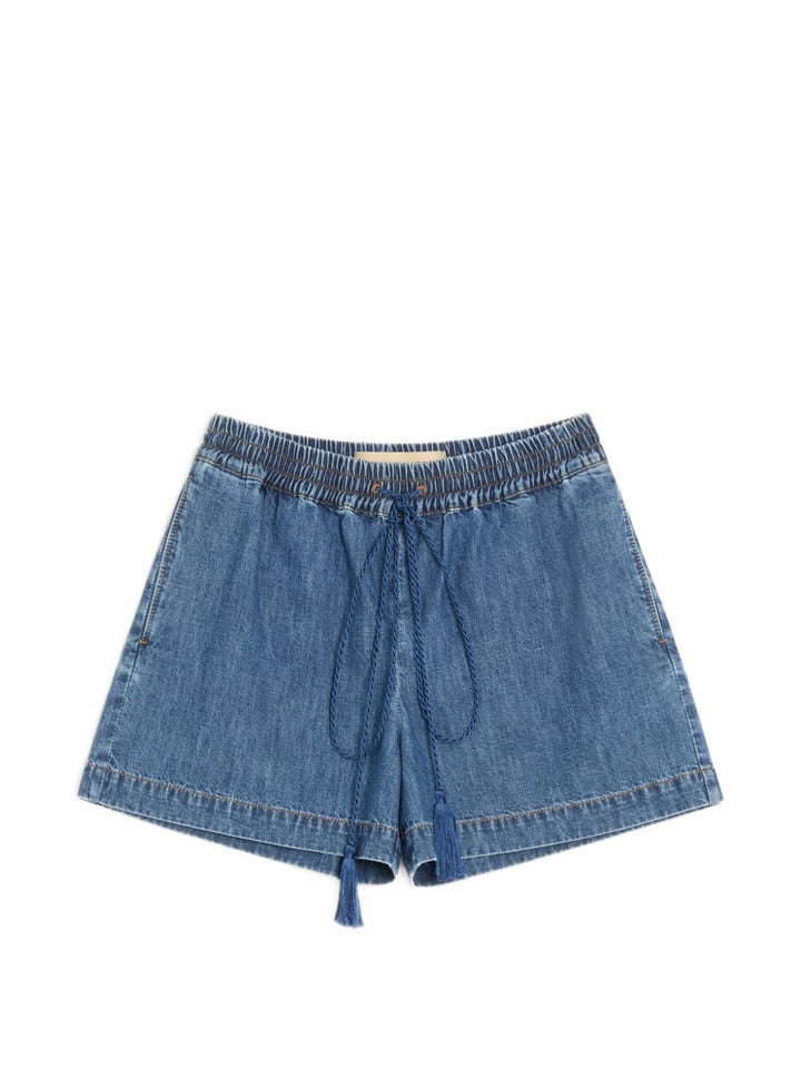 Valentino Shorts - Blu e verdi | 571314331e6f17b1795d1fdaca36bdec3df0ee51