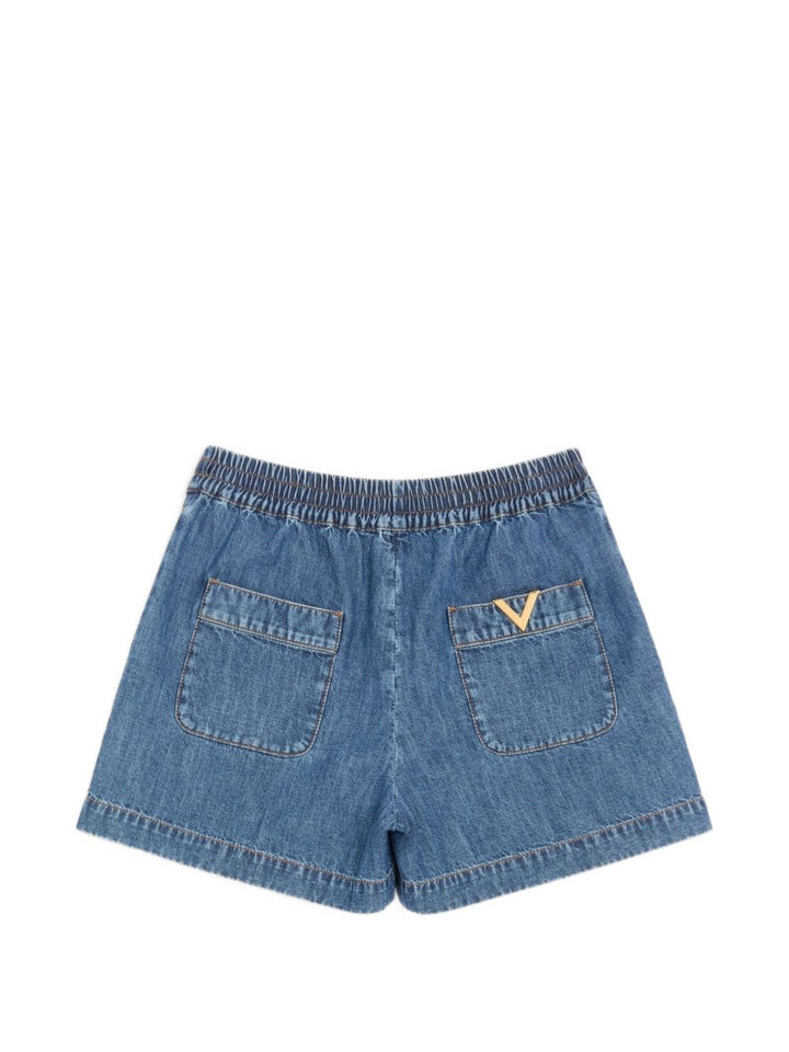 Valentino Shorts - Blu e verdi | 5ba6889c2830b073c08fdb0ded630d3f83b3f52c