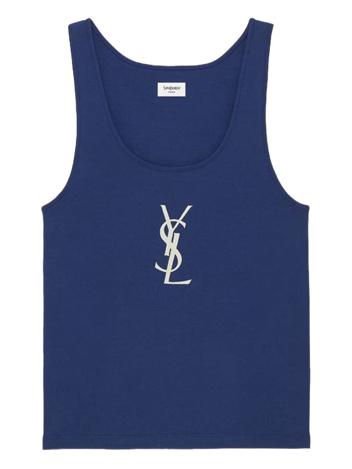 Saint Laurent Top - Blue and green | 307556c2409051a19d064232cb3daf0f80865c00